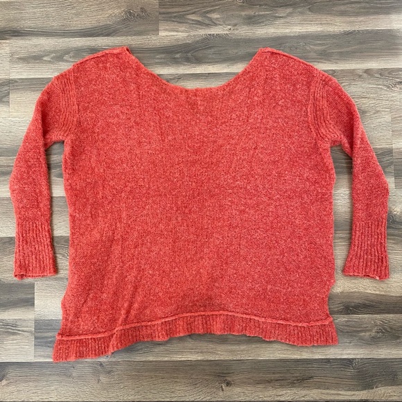 Free People Pink/Orange Knit Sweater - Picture 2 of 4